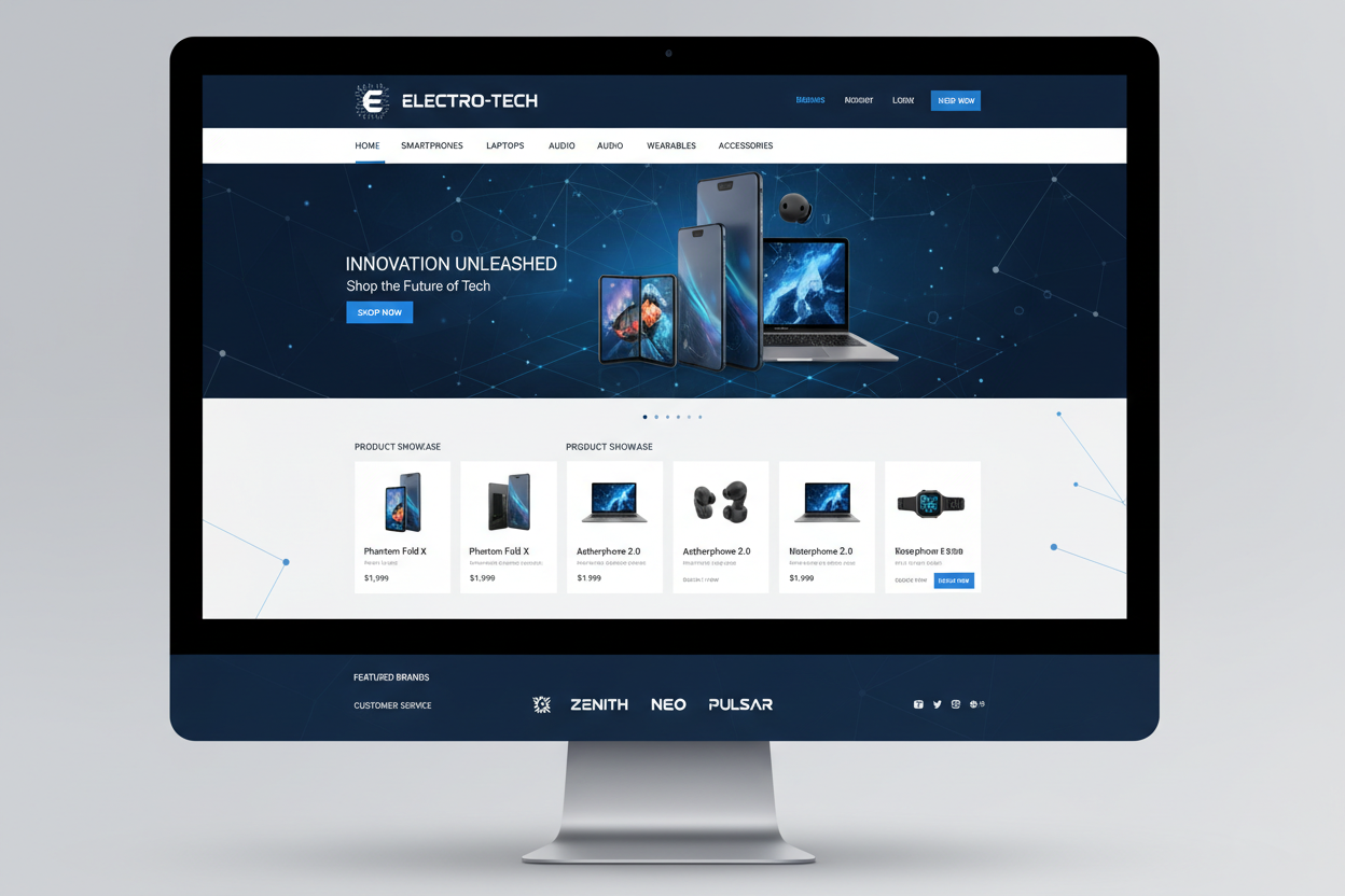 theme electronique shopify